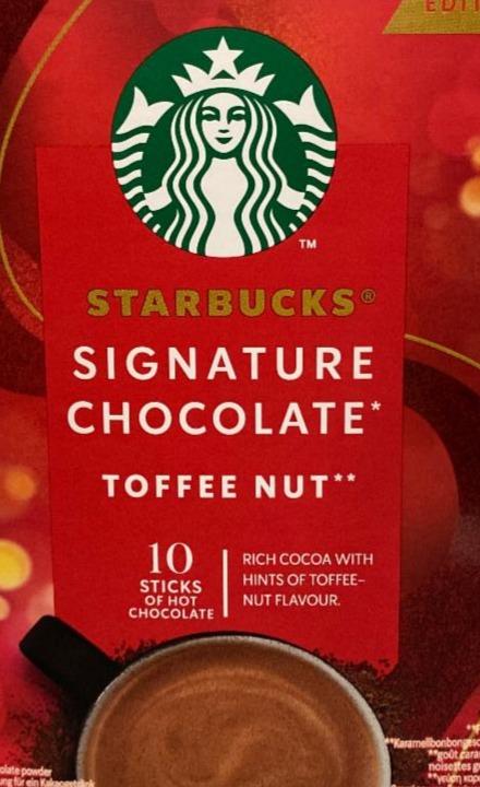 Fotografie - Signature chocolate toffee nut Starbucks