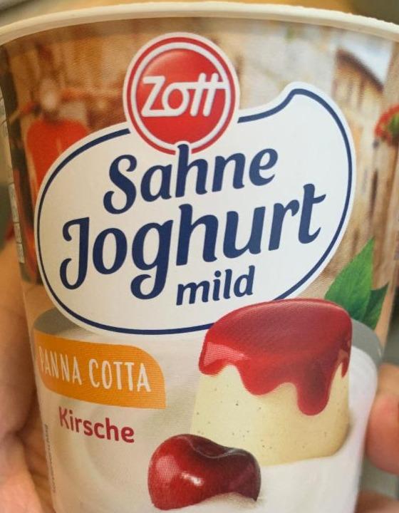 Fotografie - Sahne Joghurt mild Panna Cotta Himbeere Zott
