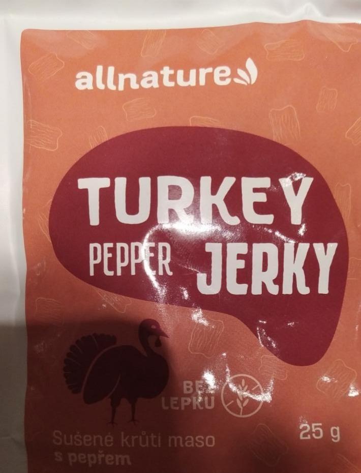 Fotografie - turkey pepper jerky Allnature