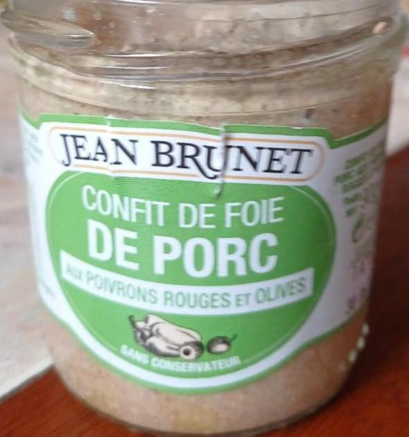 Fotografie - Confit de foie de porc aux poivrons rouges & olives Jean Brunet