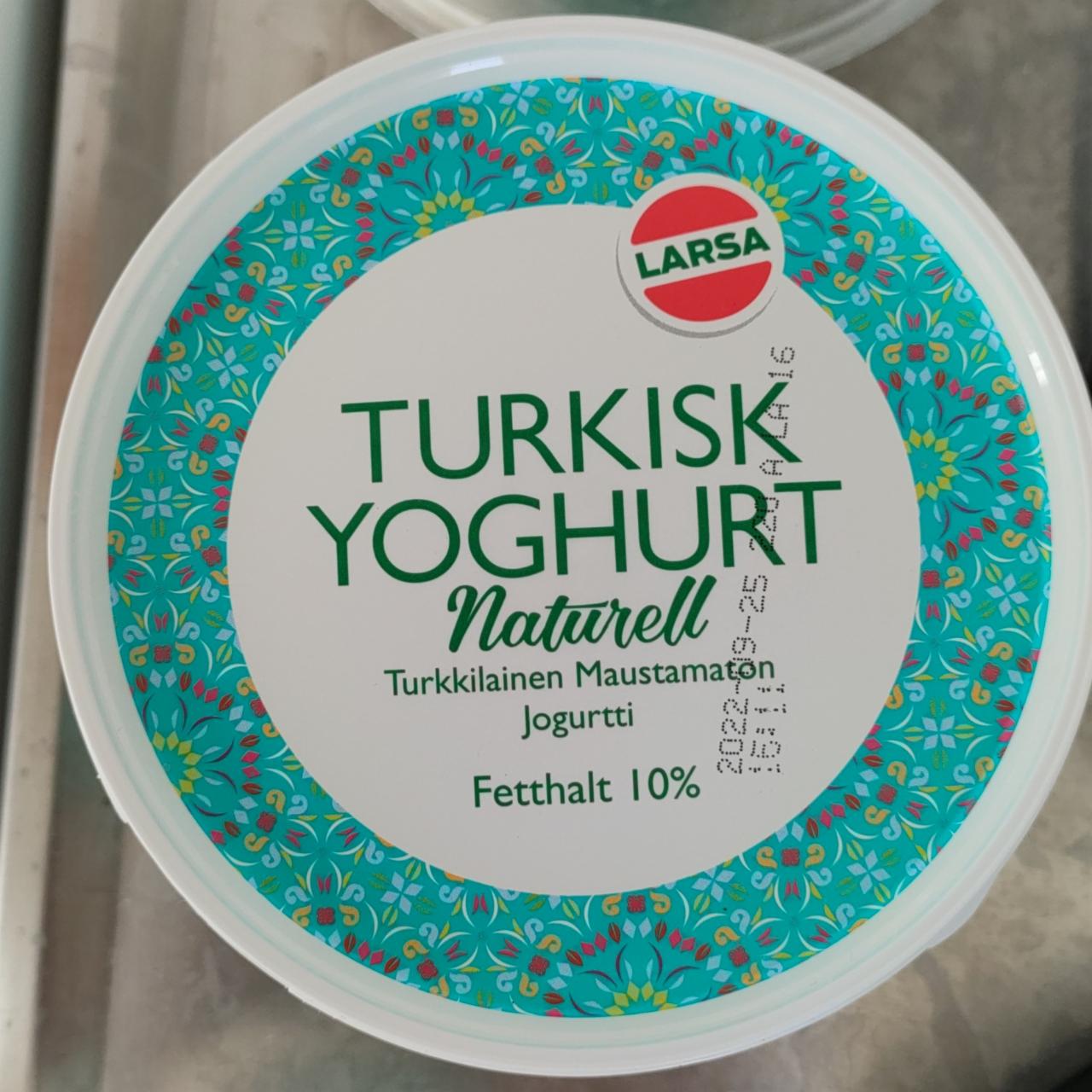 Fotografie - Turkisk Yoghurt Naturell 10% Larsa