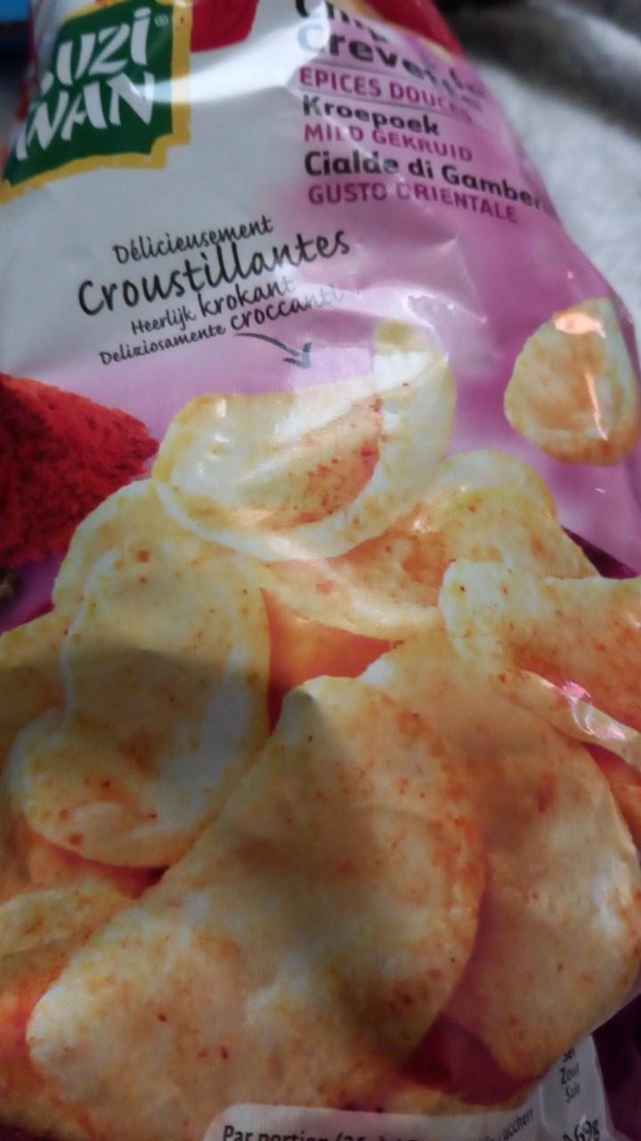 Fotografie - Chips à la crevette épices douces Suzi Wan