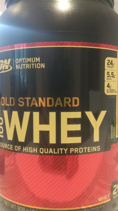 Fotografie - Gold standard 100% Whey Banana Cream - Optimum Nutrition