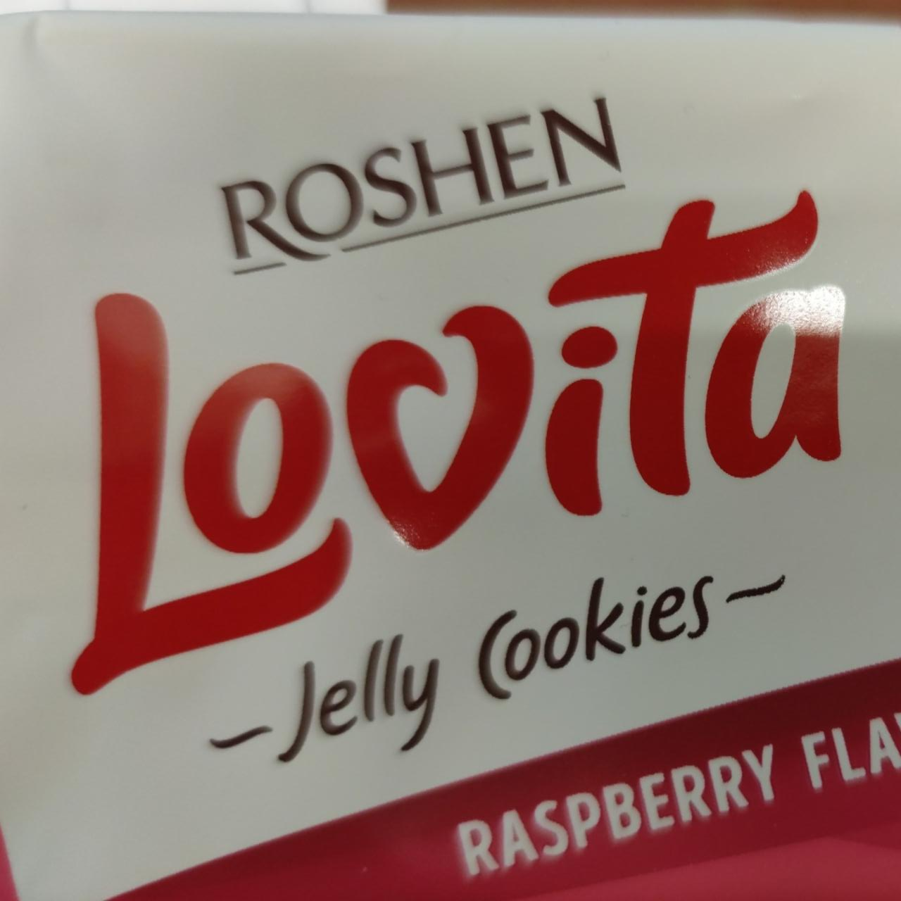 Fotografie - Lovita Jelly Cookies Raspberry Roshen
