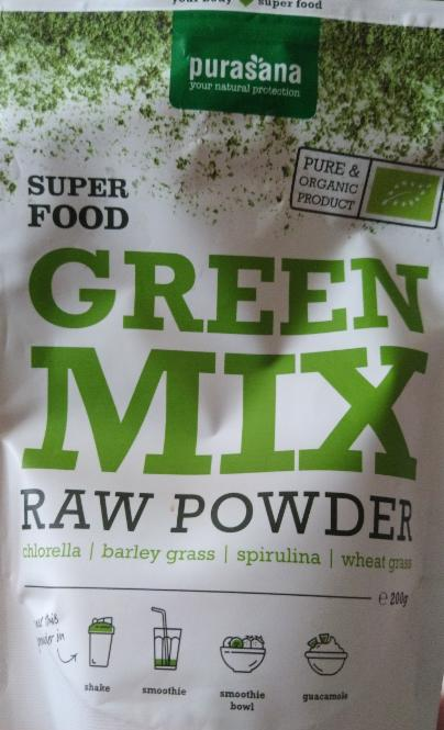 Fotografie - BIO Superfood Green mix powder - Purasana
