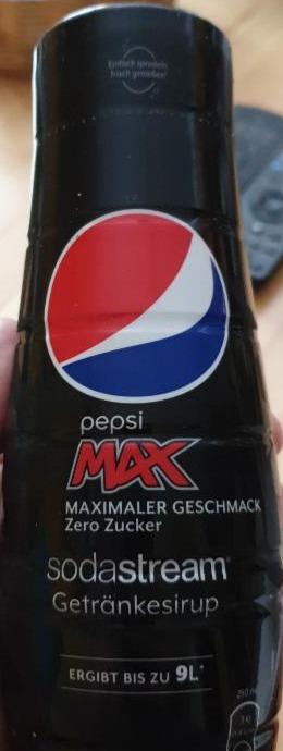 Pepsi Max Sodastream - kalorie, kJ a nutriční hodnoty