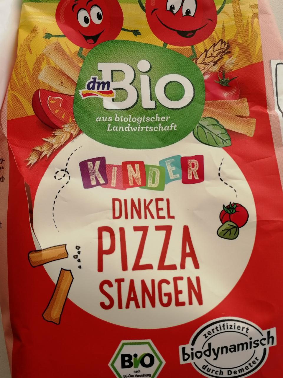 Fotografie - Kinder Dinkel Pizza Stangen dmBio
