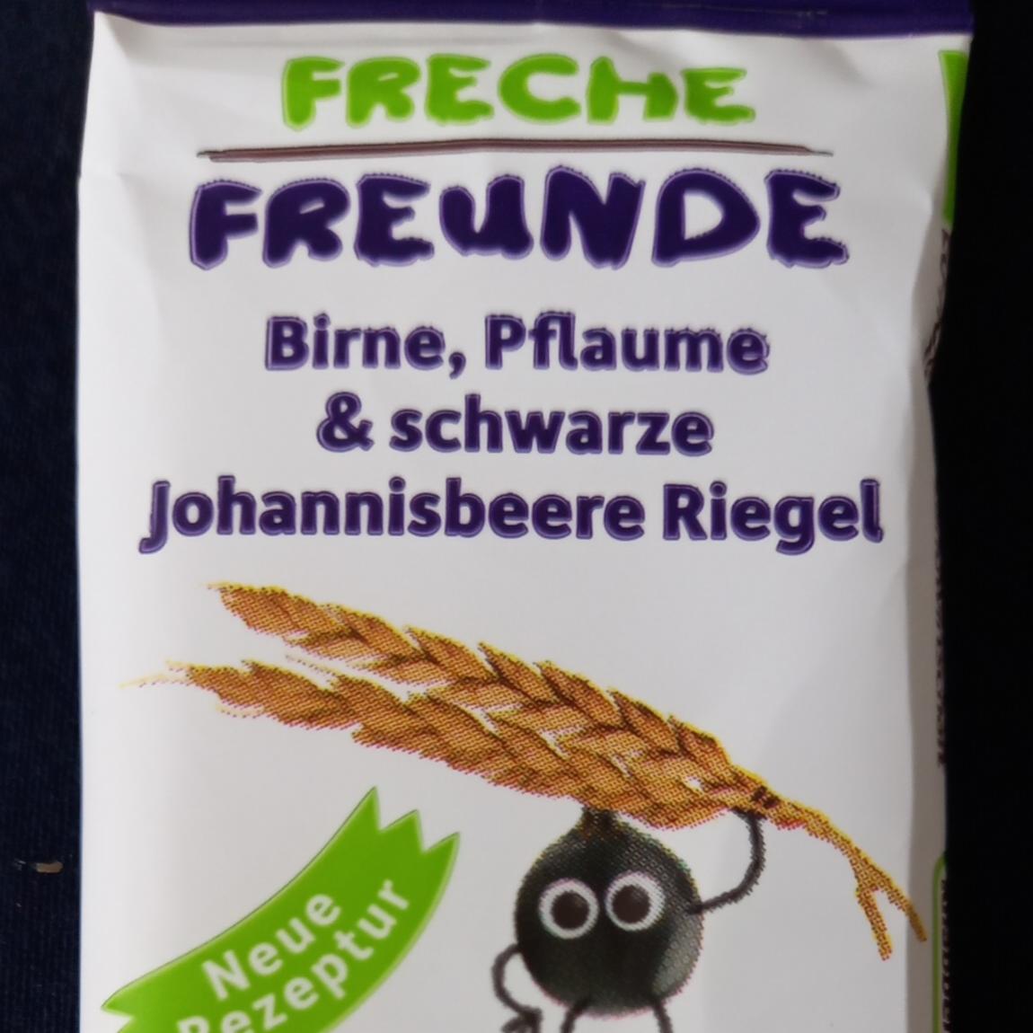 Fotografie - Birne, Pflaume & schwarze Johannisbeere Riegel Freche Freunde