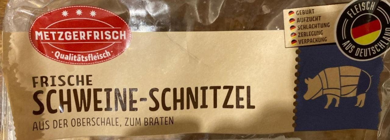 Frische Schweine-Schnitzel aus der Oberschale Metzgerfrisch - kalorie, kJ a  nutriční hodnoty