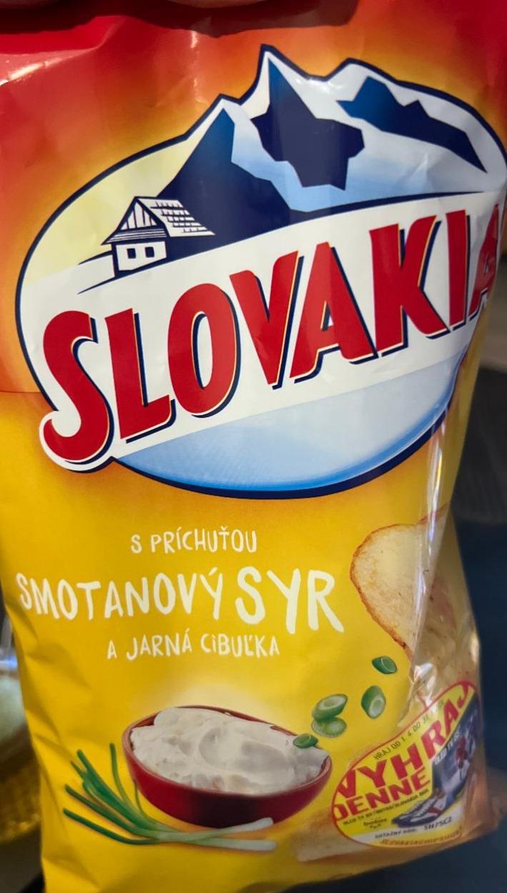 Fotografie - Smotanový syr a jarná cibulka Slovakia