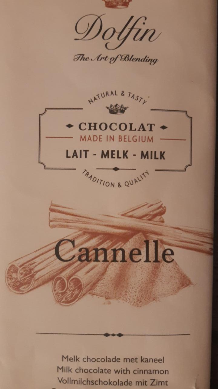 Fotografie - Chocolat Milk Cannelle de Ceylan Dolfin