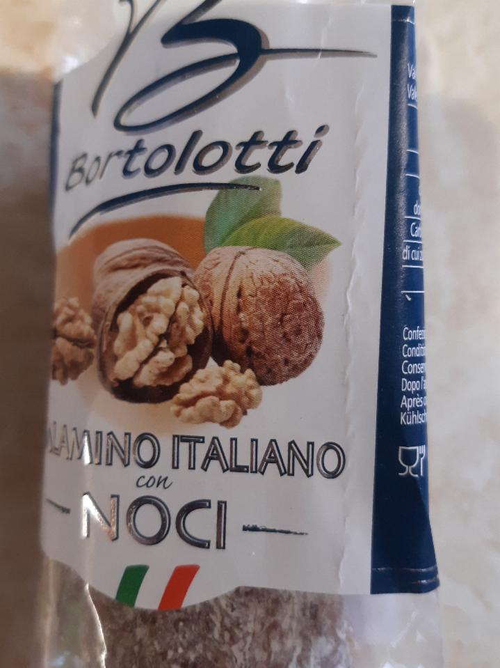 Fotografie - Bortolotti salamino italiano con noci