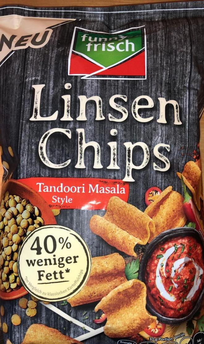 Fotografie - linsen chips tandoori masala style, funny-frisch (čočkové chipsy)