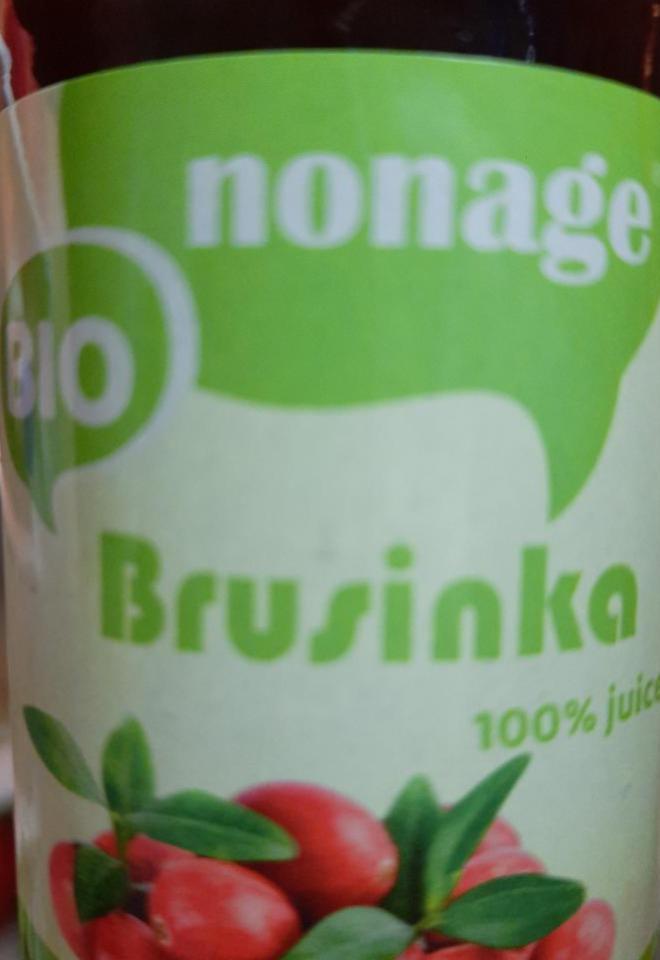 Fotografie - Brusinka 100 % juice bio Nonage