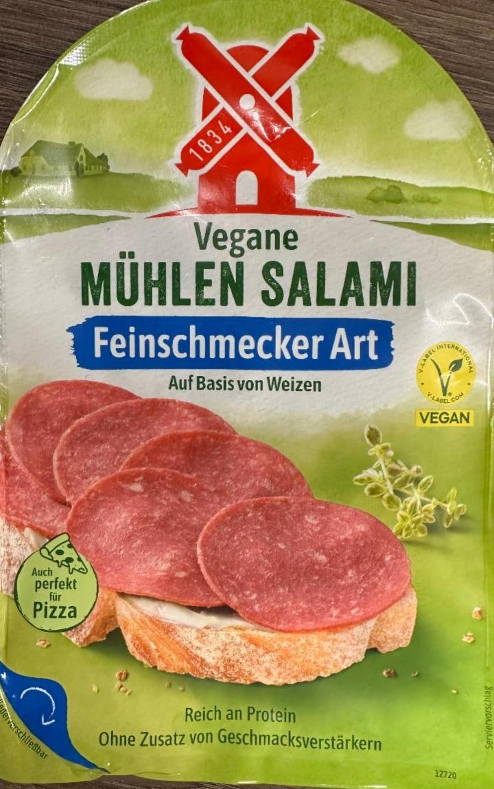 Fotografie - Vegane Mühlen Salami Feinschmecker Art Rügenwalder Mühle