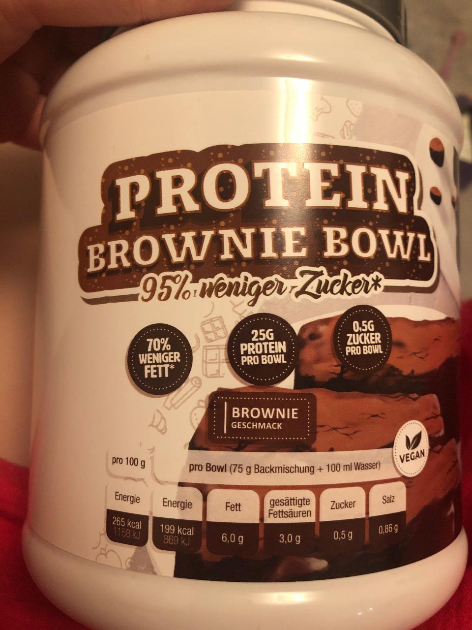 Fotografie - Protein Brownie Bowl More Nutrition