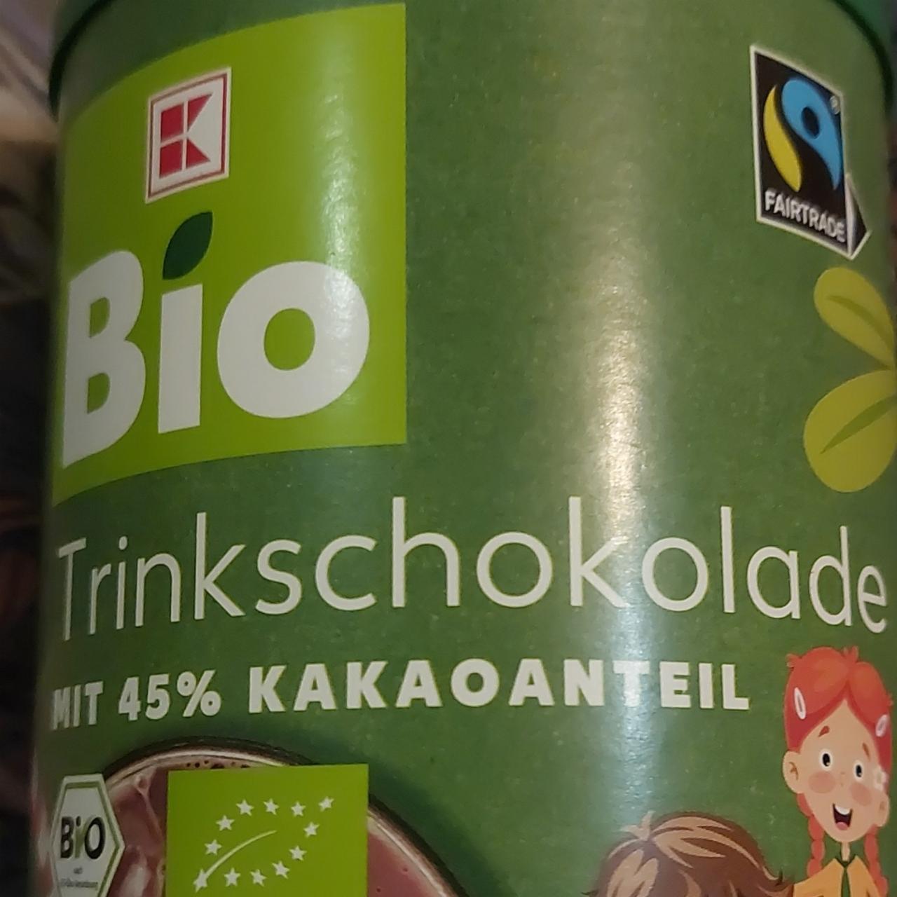 Fotografie - Trinkschokolade mit 45% kakaoanteil K-Bio