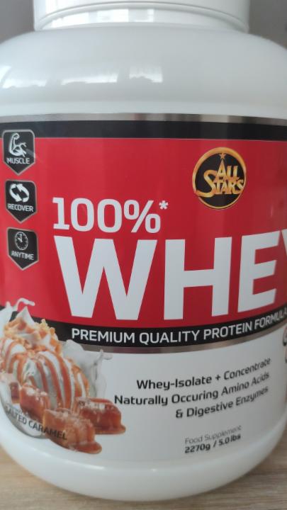 Fotografie - 100% Whey Protein Salted Caramel All Stars