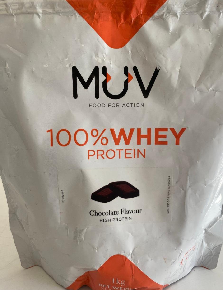 Fotografie - MUV Whey protein chocolate MUV Food For Action