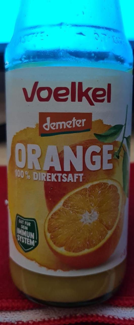 Fotografie - Orange 100% Direktsaft Voelkel