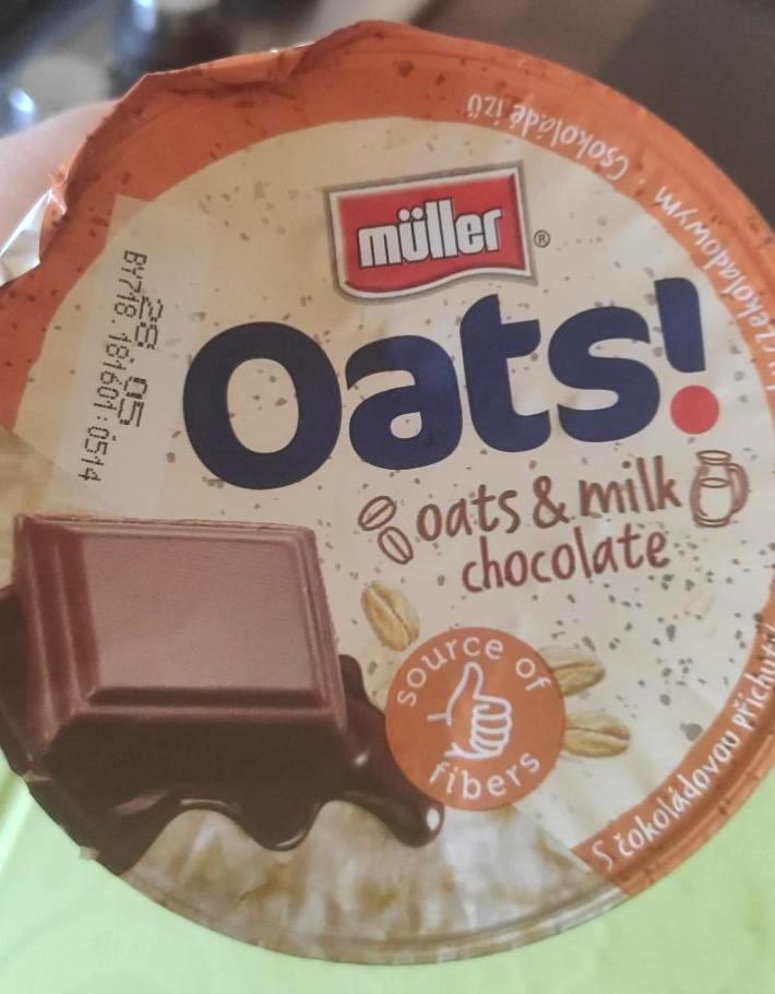 Fotografie - Oats! oats & milk chocolate Müller