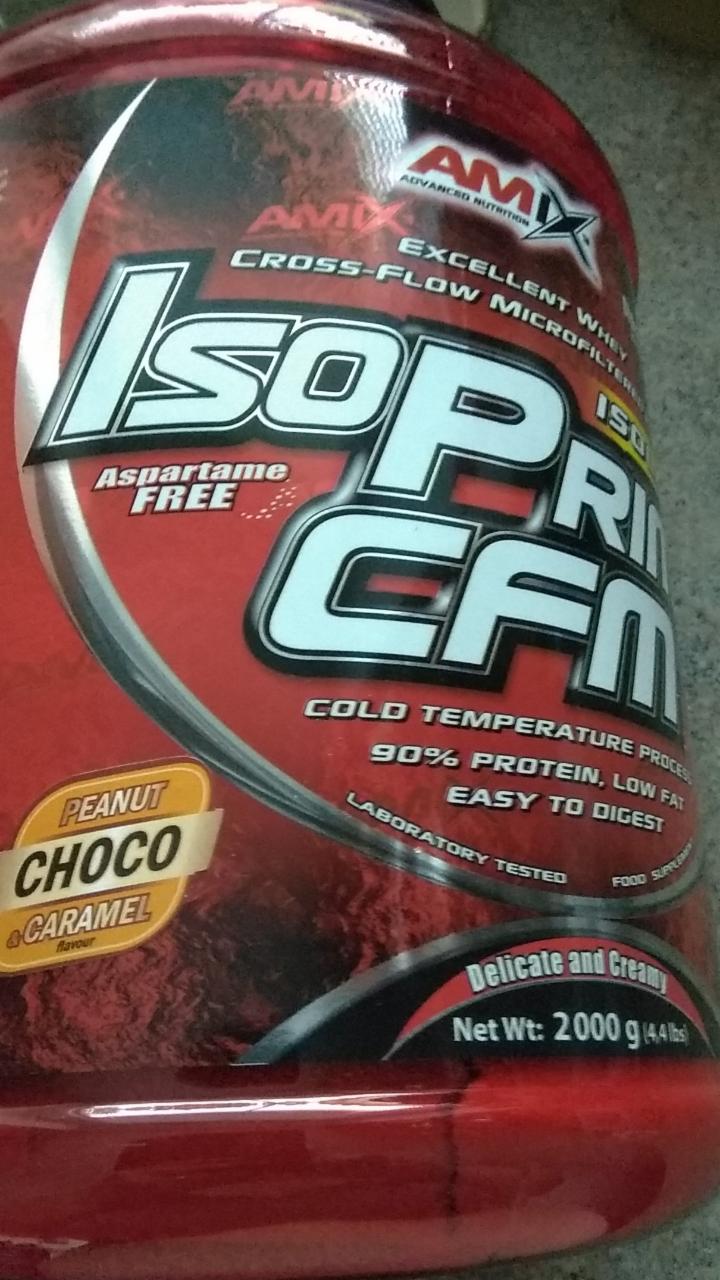 Fotografie - IsoPrime CFM Isolate Choco Caramel Amix Nutrition