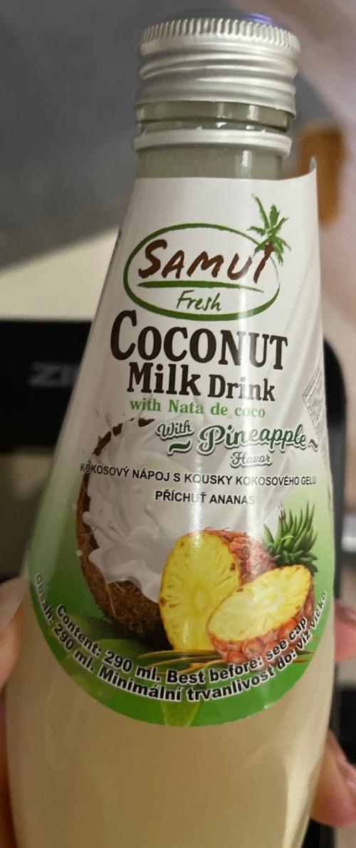 Fotografie - Coconut Milk Drink Pineapple Samui Fresh