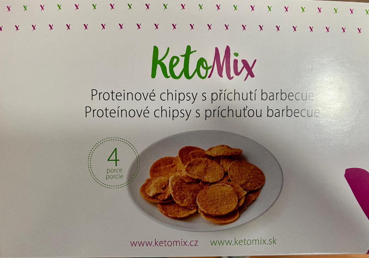 Fotografie - Proteinové chipsy s příchutí barbecue KetoMix