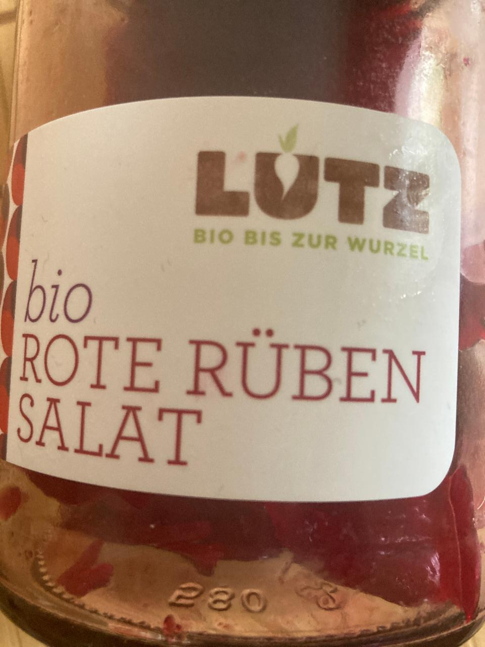 Fotografie - Bio Rote Rüben Salat Lutz