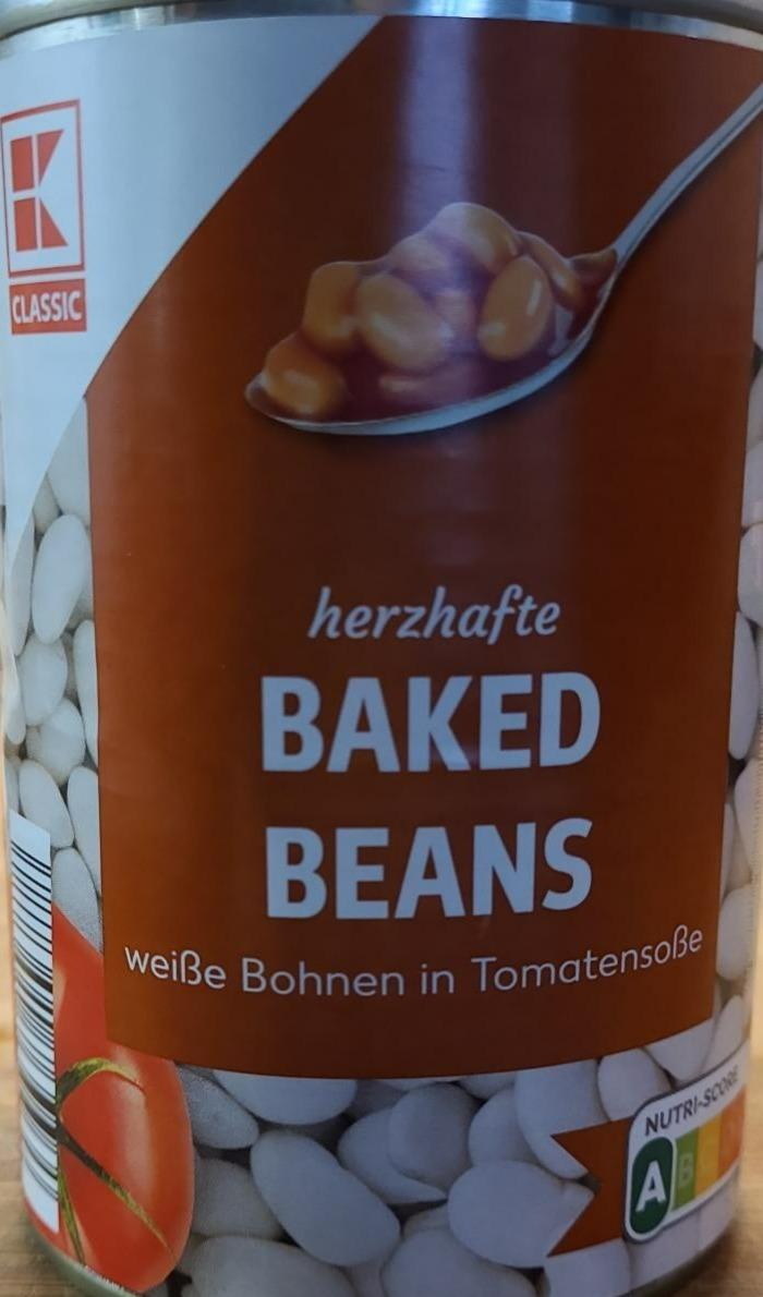 Fotografie - Herzhafte baked beans wieße bohnen in tomatensoße K-Classic