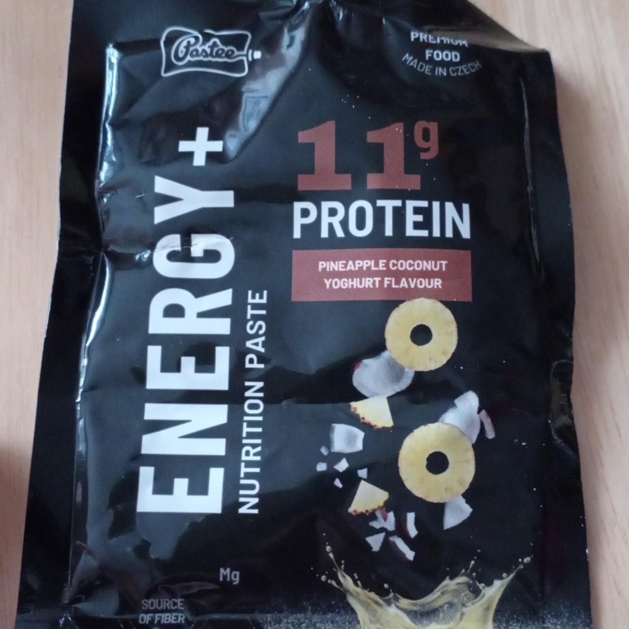 Fotografie - ENERGY+ nutrition paste 11g Protein Pineapple Coconut Yoghurt flavour Pastee