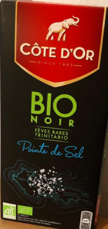 Fotografie - CÔTE D'OR Bio Noir Pointe De Sel