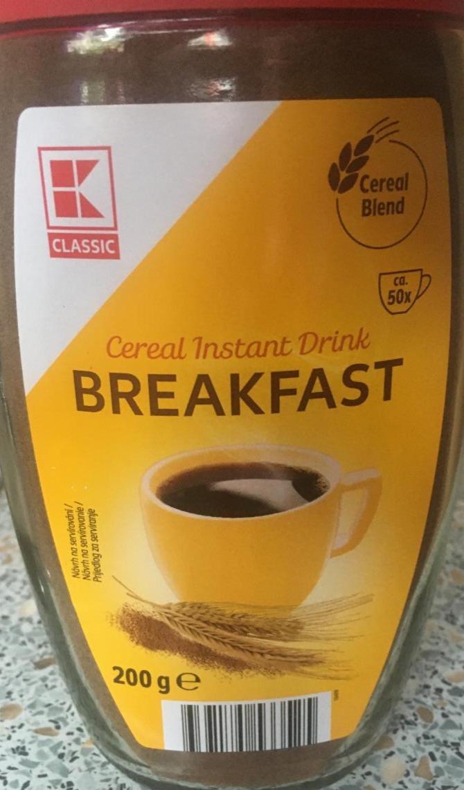 Fotografie - Breakfast cereal instant drink K-Classic