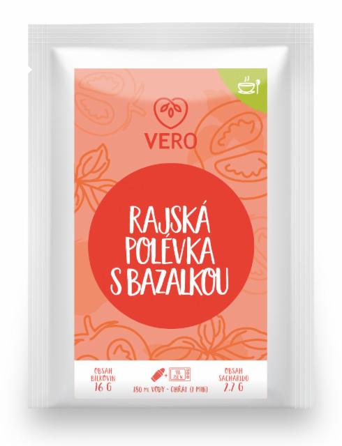 Fotografie - Rajská polévka s bazalkou (VERO diet)