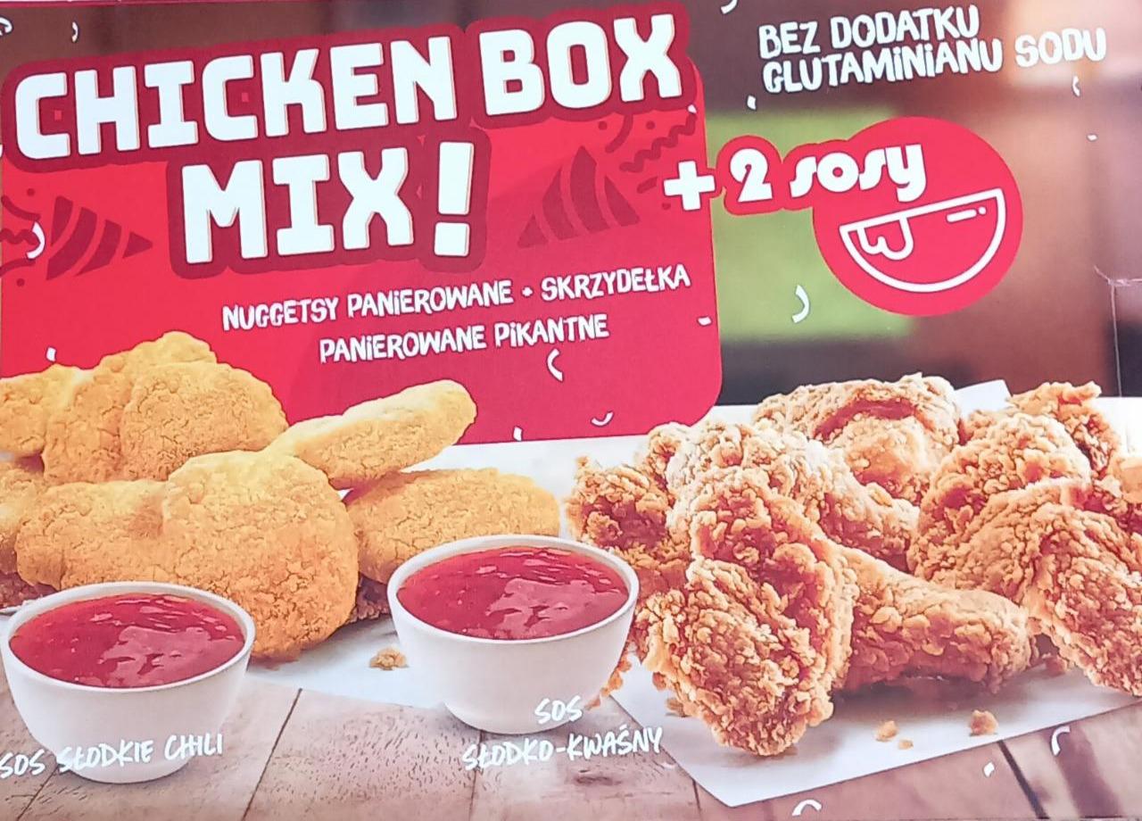 Fotografie - Chicken box mix! - skrzydelka panierowane pikantne