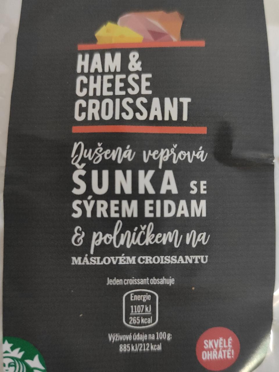 Fotografie - Ham and cheese croissant Starbucks