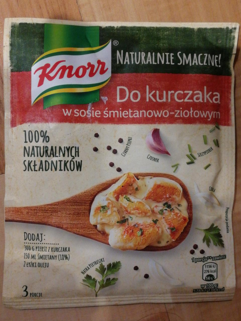 Fotografie - Kuře ve smetanovo-bylinkové omáčce Knorr