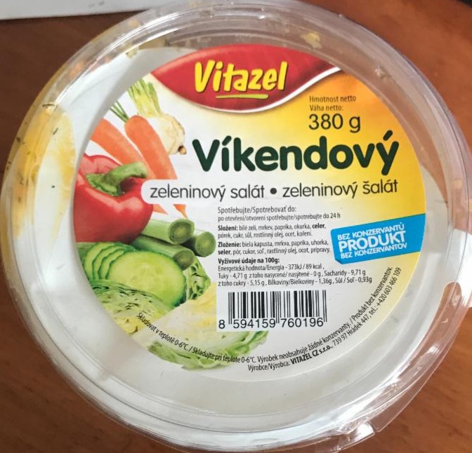 Fotografie - Víkendový zeleninový salát Vitazel