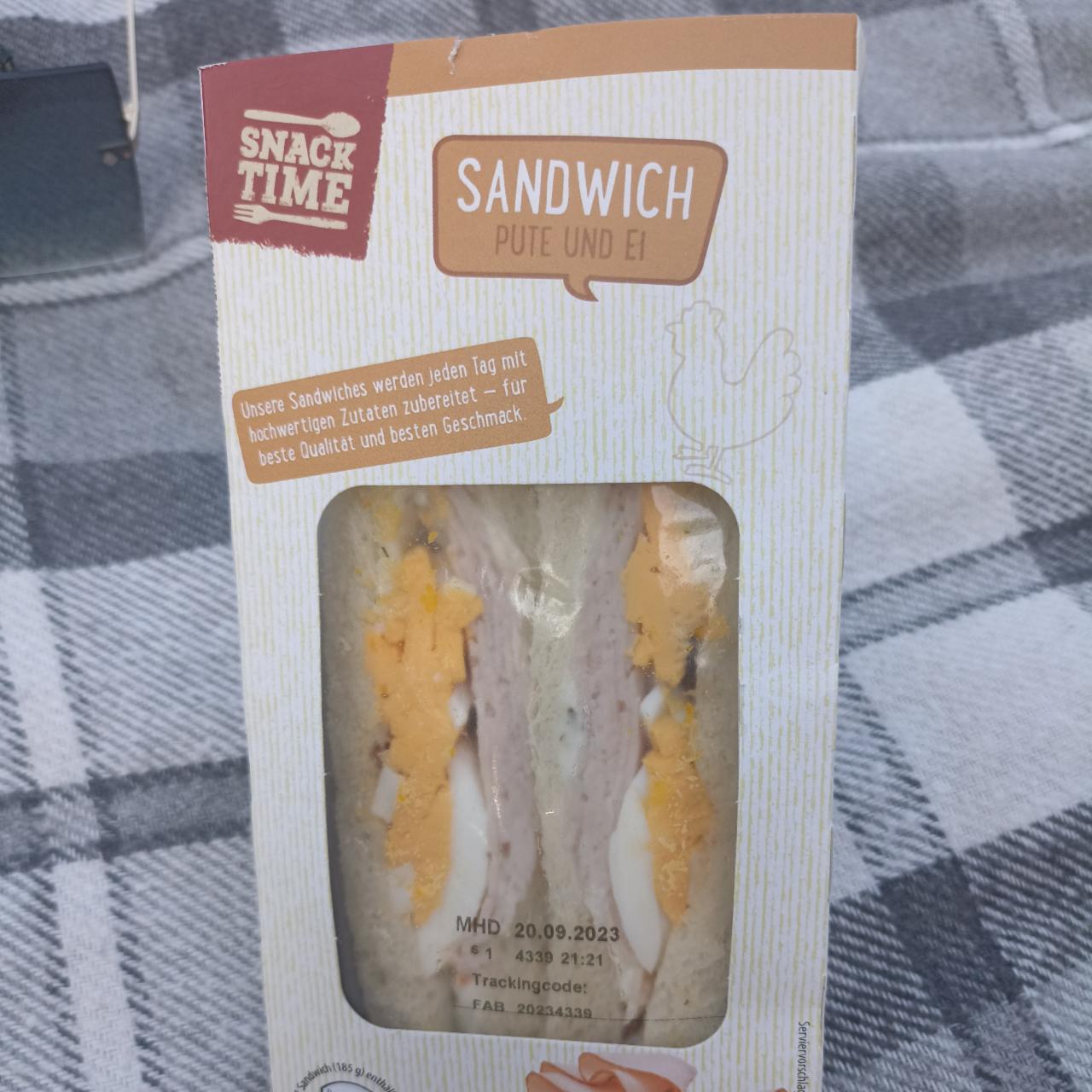 Fotografie - Sandwich Pute und Ei Snack time