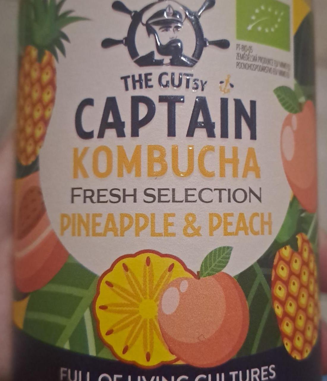 Fotografie - Kombucha Pineapple & Peach The GUTsy Captain