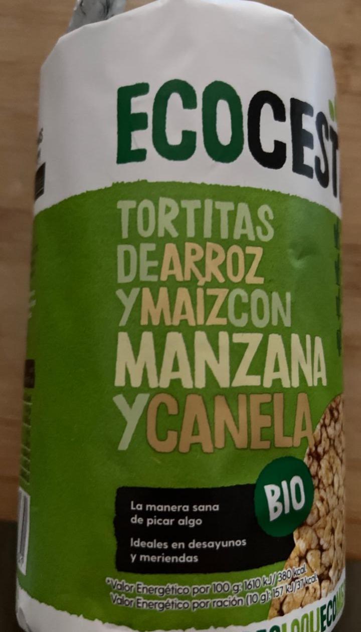 Fotografie - Bio Tortitas de Arroz y Maíz con Manzana y Canela Bio Ecocesta