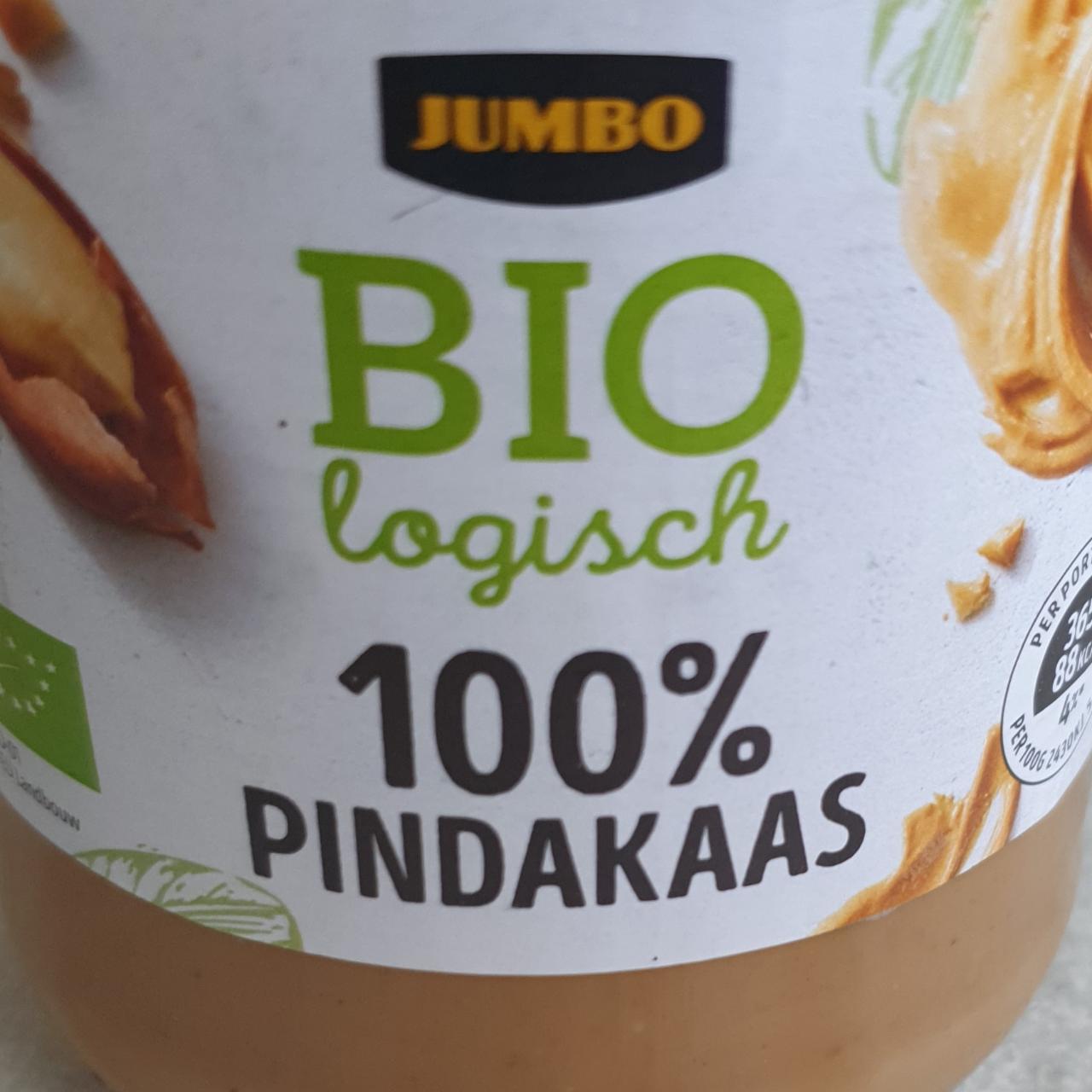 Fotografie - Bio logisch 100% Pindakaas Jumbo