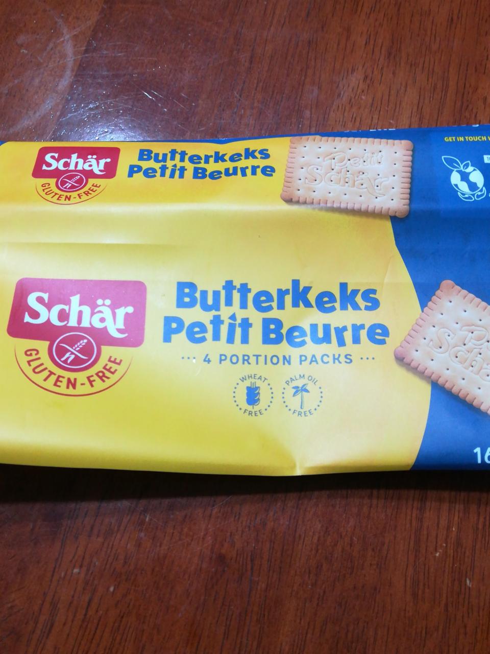 Fotografie - Butterkeks gluten free (sušenky máslové bez lepku) Schär