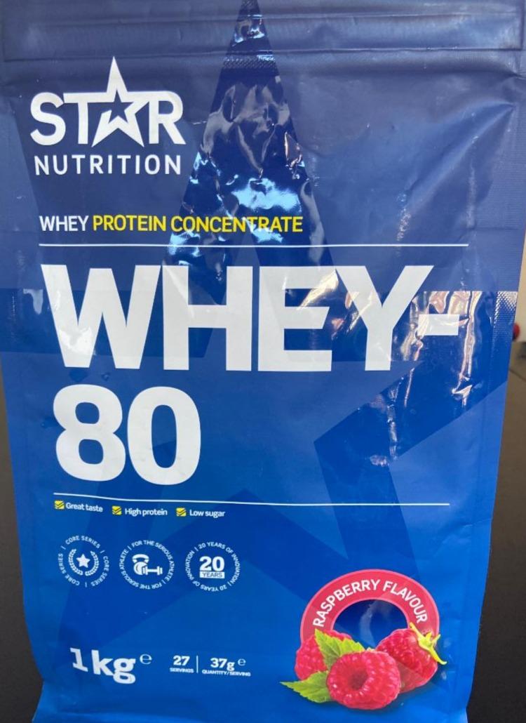 Fotografie - Whey-80 protein concentrate Star Nutrition
