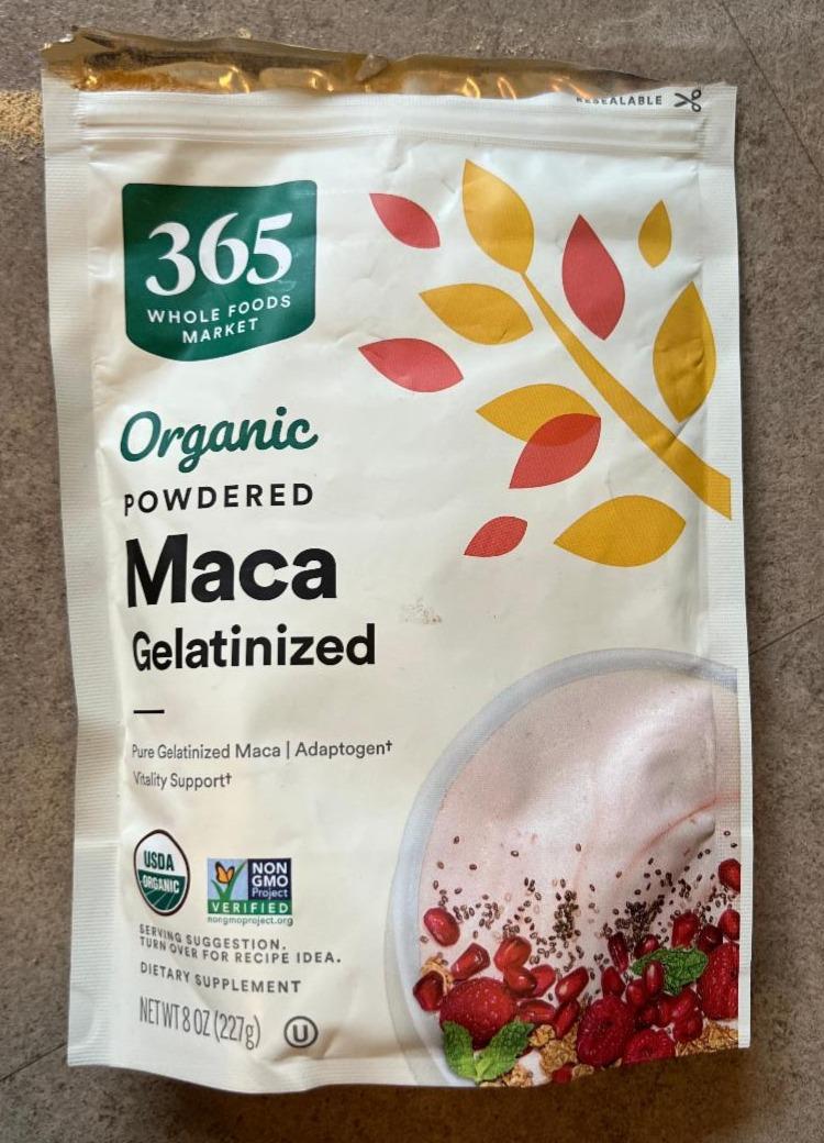 Fotografie - Organic Powdered Maca Gelatinized 365 Whole Foods Market