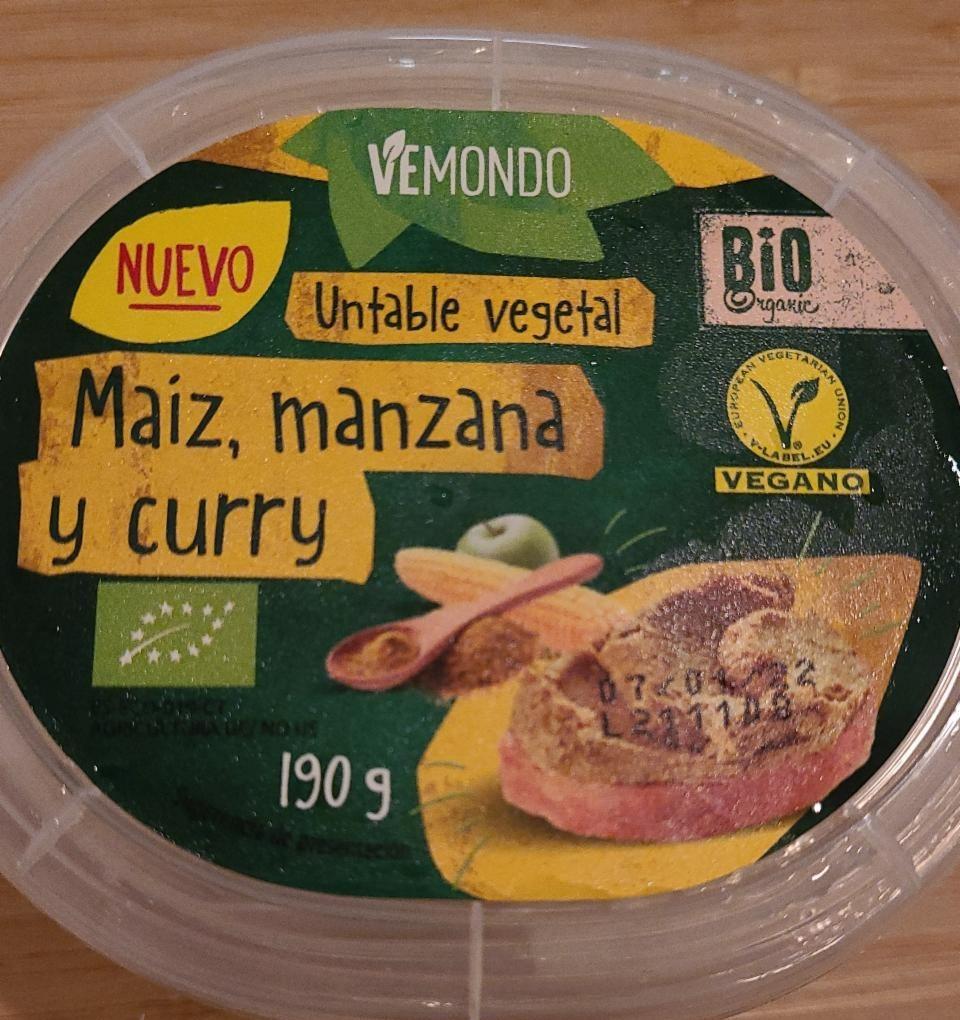 Fotografie - Maiz, manzana y curry, bio Vemondo