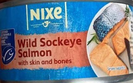 Fotografie - Wild Sockeye Salmon with skin and bones Nixe