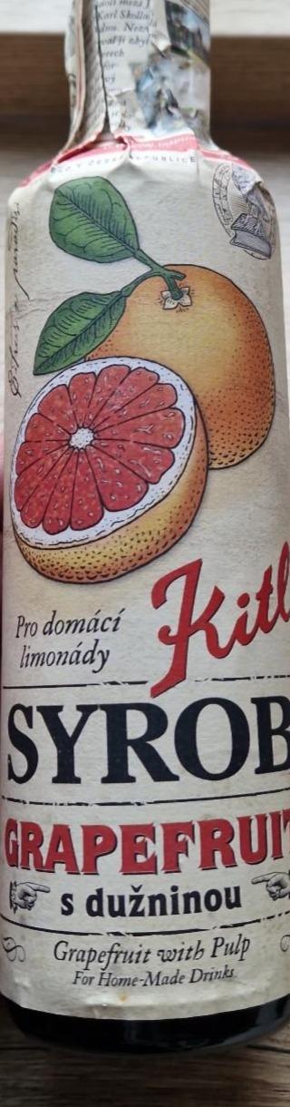 Fotografie - syrob Grapefruit s dužninou Kitl