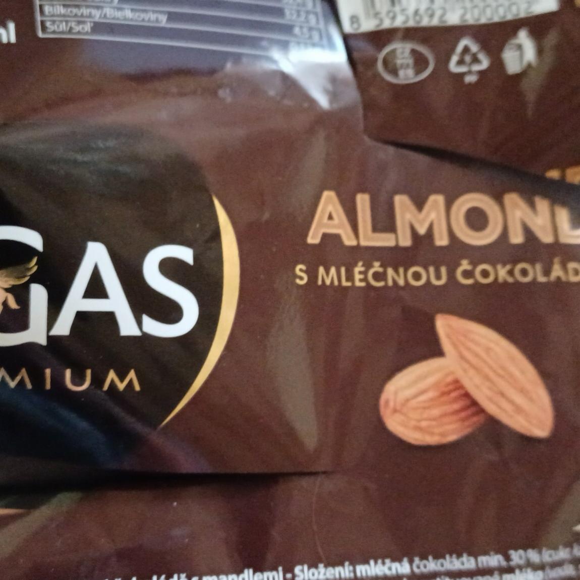 Fotografie - Pegas Premium Almond s mléčnou čokoládou