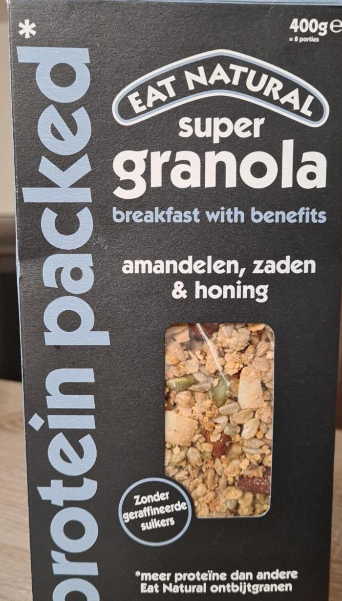Fotografie - Super Granola amandelen, zaden & honing Eat natural